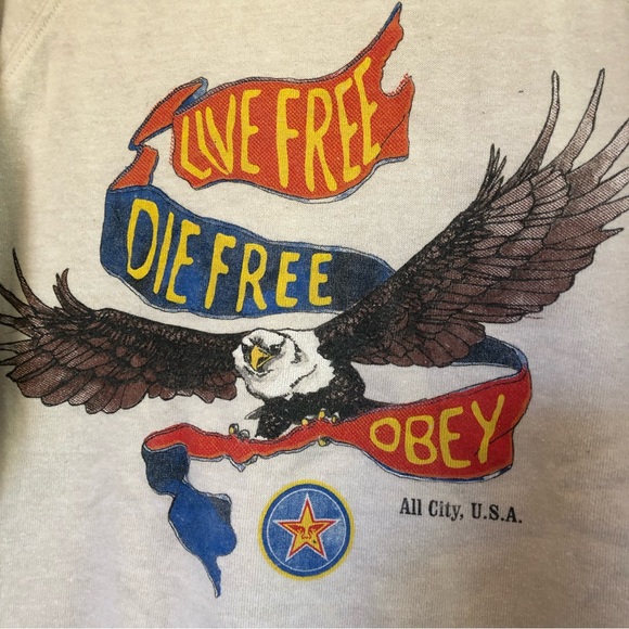 OBEY CREWNECK SWEATER - Picture 1 of 7